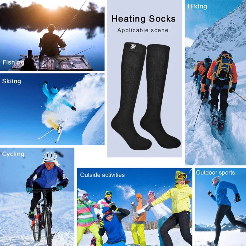 Rechargeable Heated Socks Outdoor snowmobile, Ski