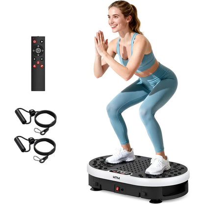 Vibration Plate 120 Speed Levels 9 Preset Programs Weight Loss Fat Burning Muscle Toning