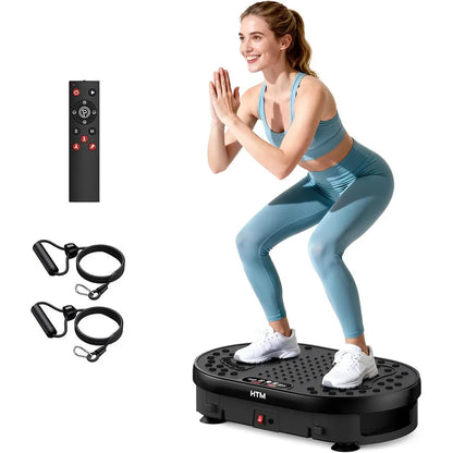 Vibration Plate 120 Speed Levels 9 Preset Programs Weight Loss Fat Burning Muscle Toning