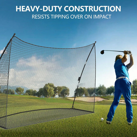 10x7 FT Golf Practice Net With Carry Bag,Tool-Free Setup