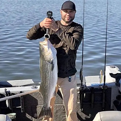 Digital Fish Scale, Saltwater-Resistant StainlessSteel Gripper