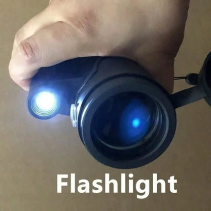 Extra Long Compass Flashlight Night Vision Laser Hiking Telescope
