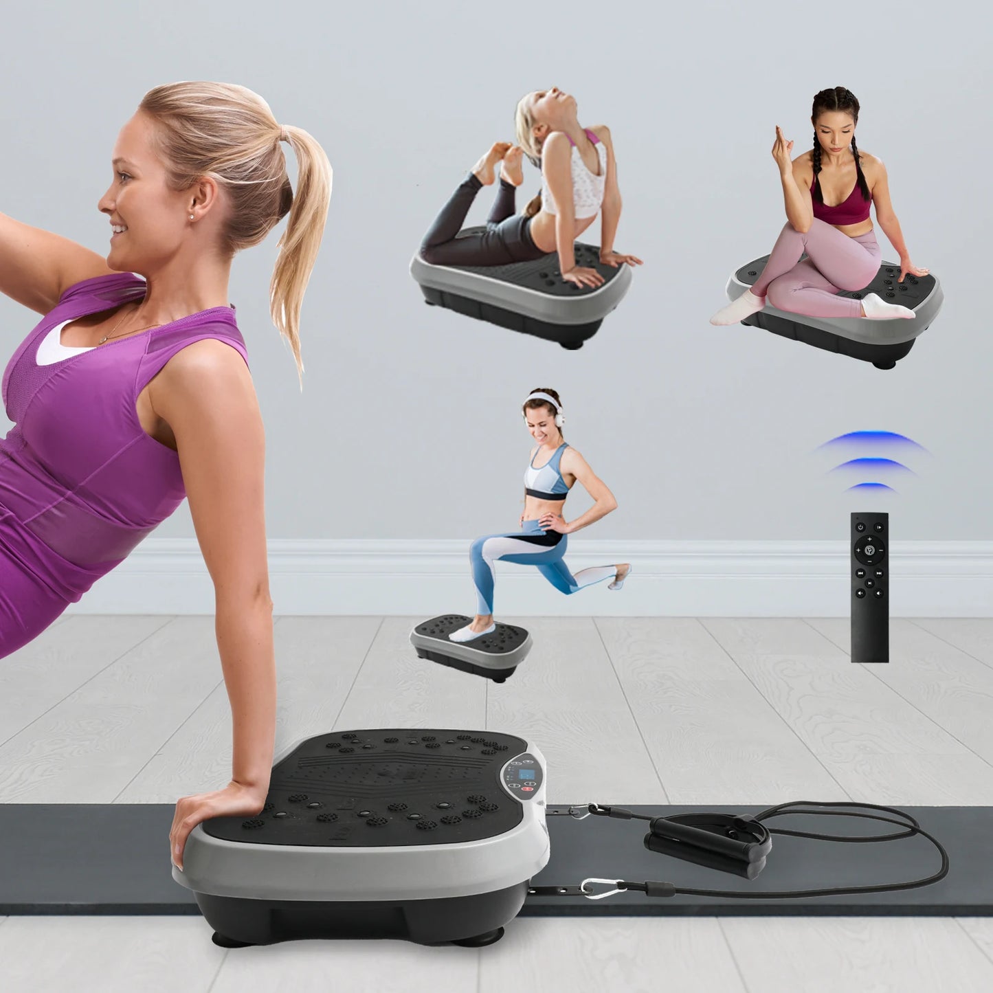 Vibration Plate Exercise Machine Shaping Whole Body Workout