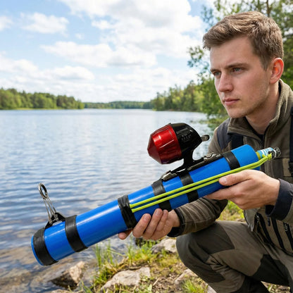 Fishing Catapult Rod with Reel Precise Lure Launcher
