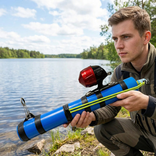 Fishing Catapult Rod with Reel Precise Lure Launcher