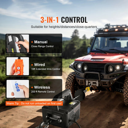 1100lbs Portable Power Winch Crane with Wireless Remote Control