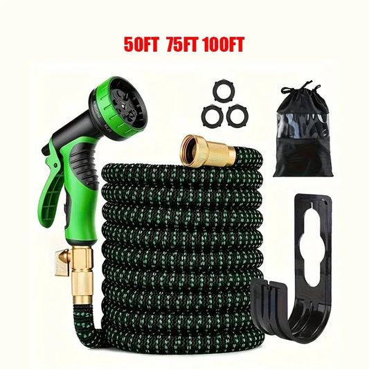 1Pcs 50FT/75FT/100FT Garden Telescopic Hose Expandable High-Pressure Watering Gardening Tools