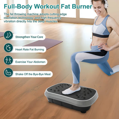 Vibration Plate Exercise Machine Shaping Whole Body Workout