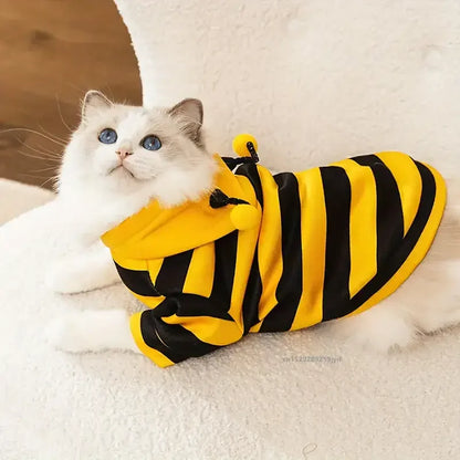 Bee Pet Puppy Coat Apparel for Small Medium Dogs & Cats