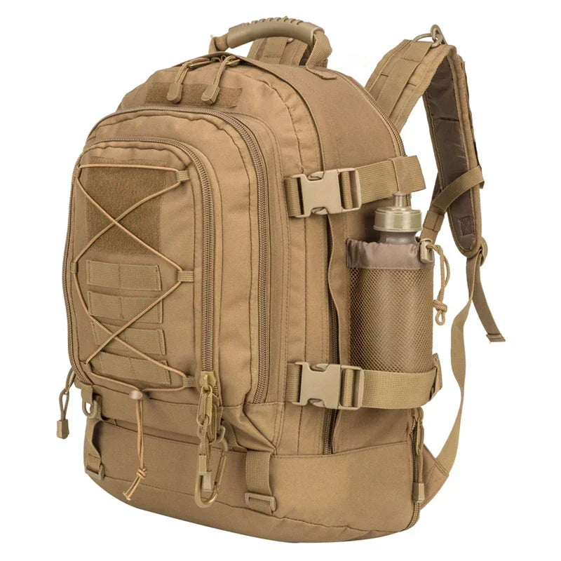 60L Military Tactical Backpack Travel Hiking Rucksacks Camping Hunting