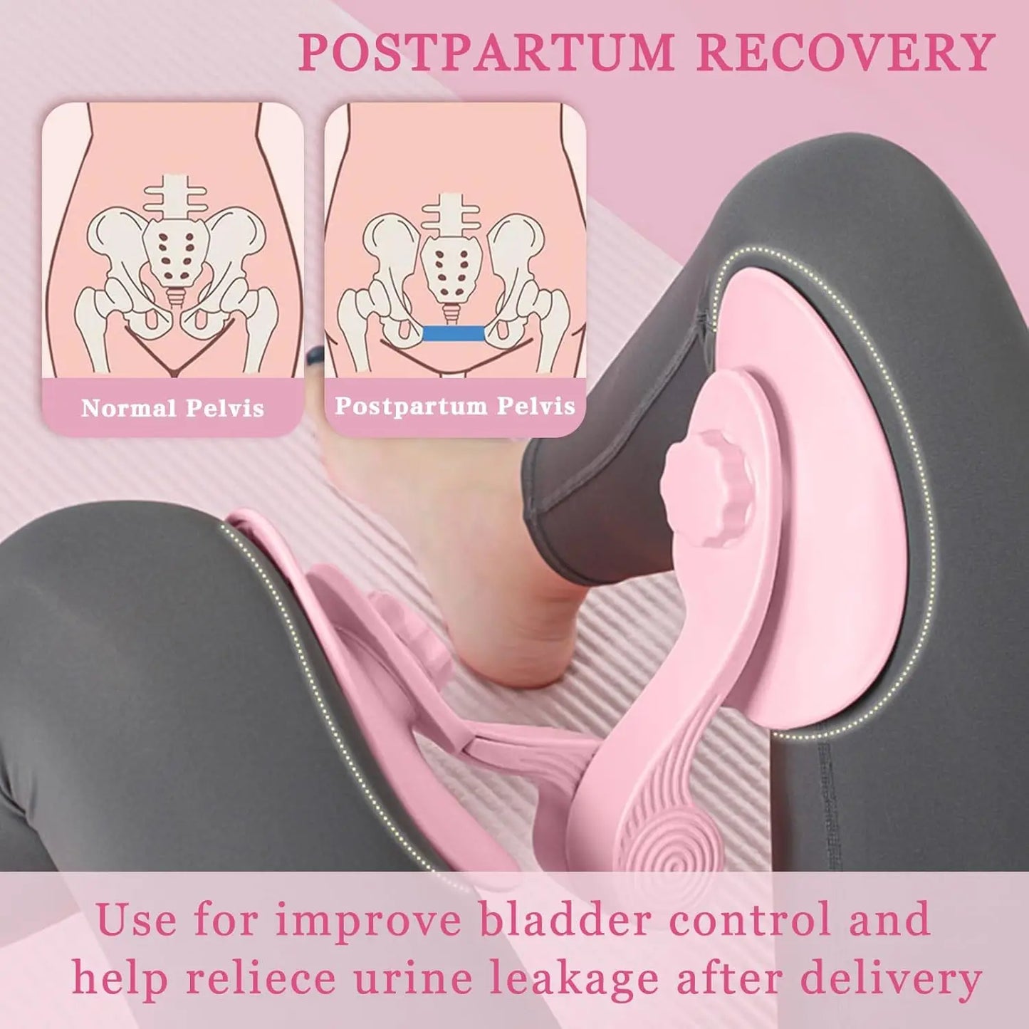 Thigh Master , Inner Thigh & Hip Trainer, Adjustable Resistance