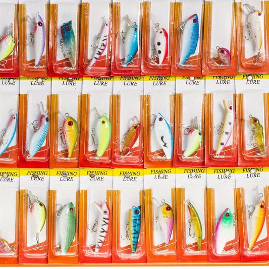 30pcs Fishing Lures Set – for Freshwater & Saltwater