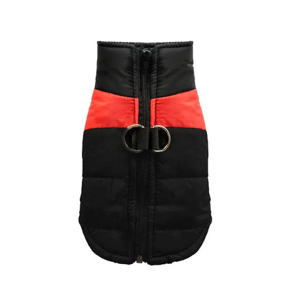 Waterproof Warm Dog Clothes Zipper Jacket Dog Clothing