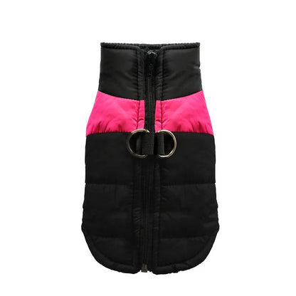 Waterproof Warm Dog Clothes Zipper Jacket Dog Clothing