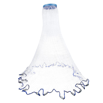 4Ft-8FT Radius Throw Bait Net for Saltwater with Aluminum Sinker