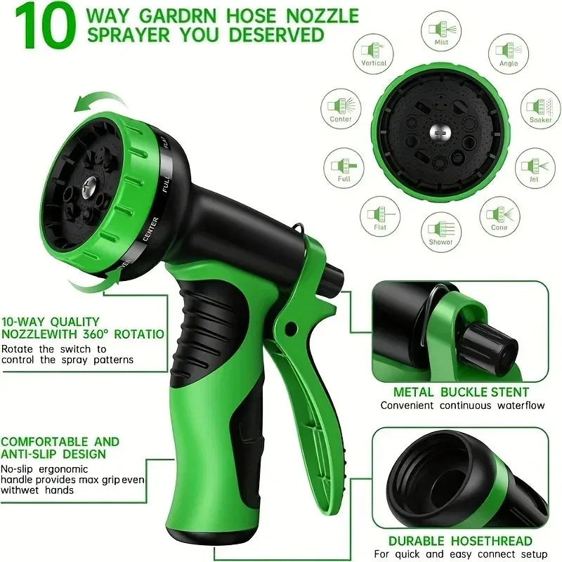 1Pcs 50FT/75FT/100FT Garden Telescopic Hose Expandable High-Pressure Watering Gardening Tools