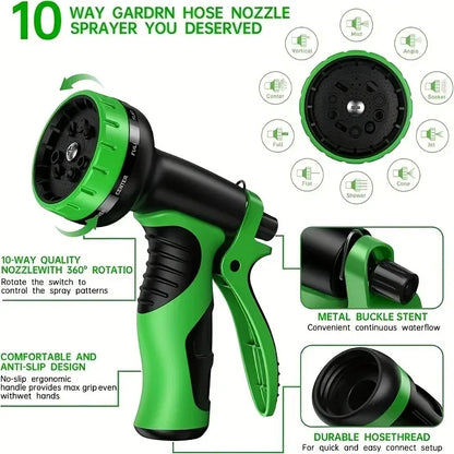 1Pcs 50FT/75FT/100FT Garden Telescopic Hose Expandable High-Pressure Watering Gardening Tools