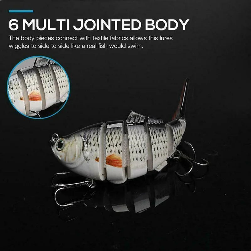 5pcs Bionic Lures random color Realistic fish shape Fishing Bait Float Lure Bionic