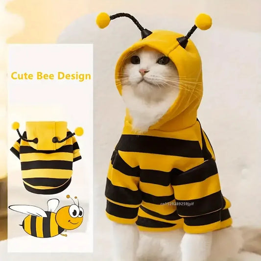 Bee Pet Puppy Coat Apparel for Small Medium Dogs & Cats