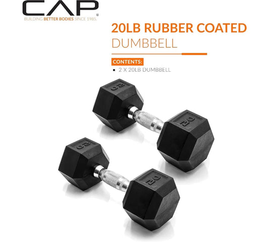 Coated Dumbbell Set |Home Gym Strength Training Equipment