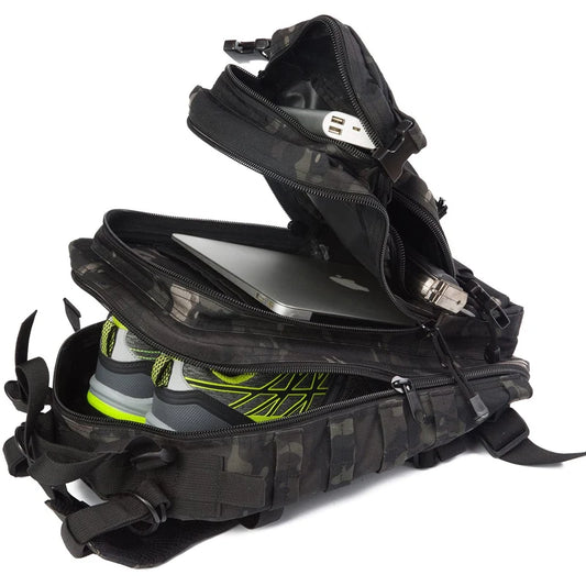 30L Tactical Bag for Hiking Camping Travel Army Hunting Rucksack