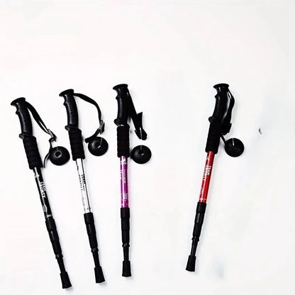 Foldable Ultralight Hiking Pole  For Outdoor Camping, Mountaineering, Backpacking And Trip