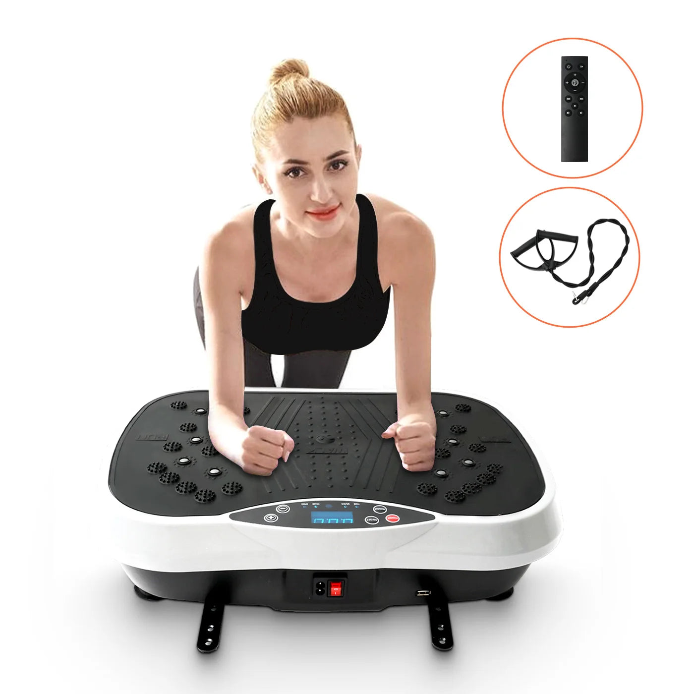 Vibration Plate Exercise Machine Shaping Whole Body Workout