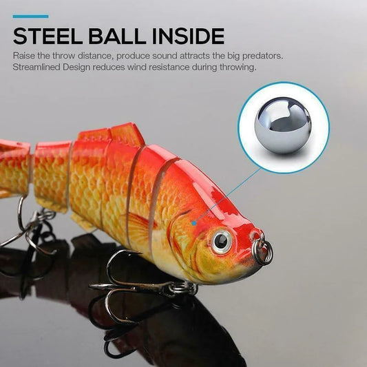 5pcs Bionic Lures random color Realistic fish shape Fishing Bait Float Lure Bionic