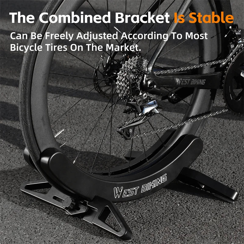 Bicycle Floor Stand Parking Rack Adjustable