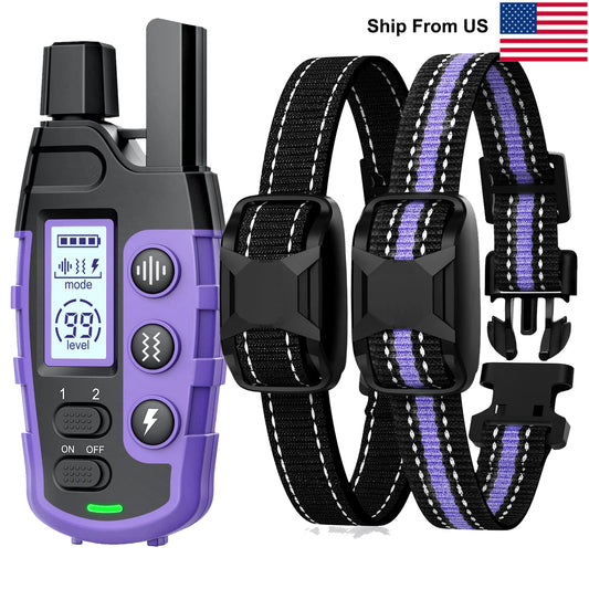 3300Ft Electric Dog Training Collar Remote Control Waterproof