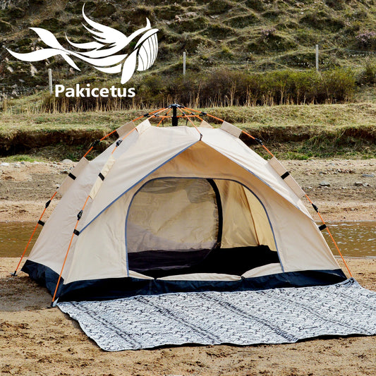 Golden Tent - Portable 3-4 Person Sun & Rain Shelter