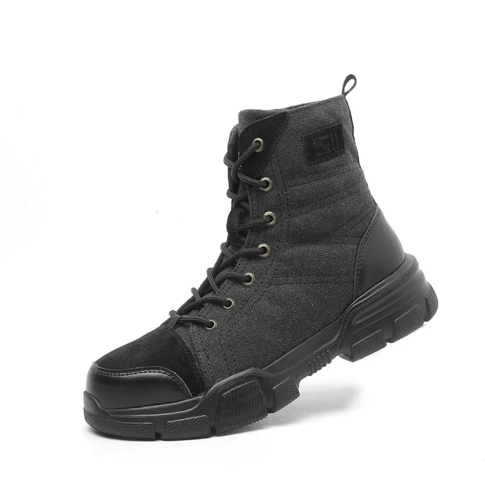 Steel Toe Men Work Boots Desert Safety 36-48