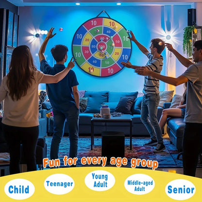Sticky Ball Dart Board Game, 12pcs Family Games