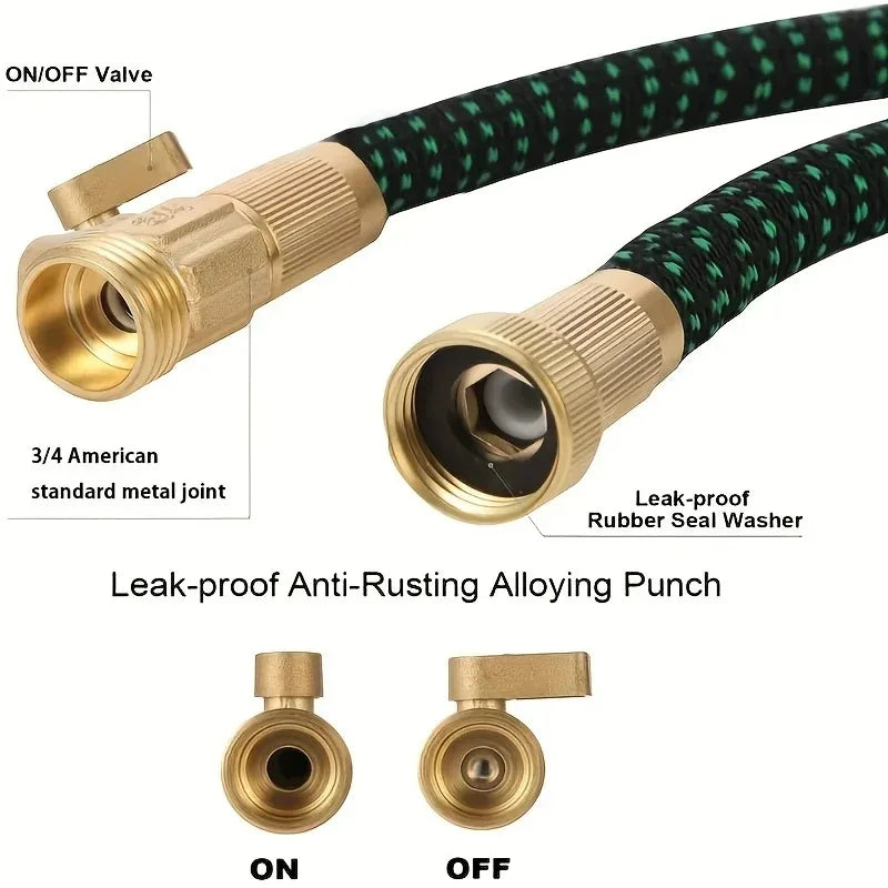 1Pcs 50FT/75FT/100FT Garden Telescopic Hose Expandable High-Pressure Watering Gardening Tools