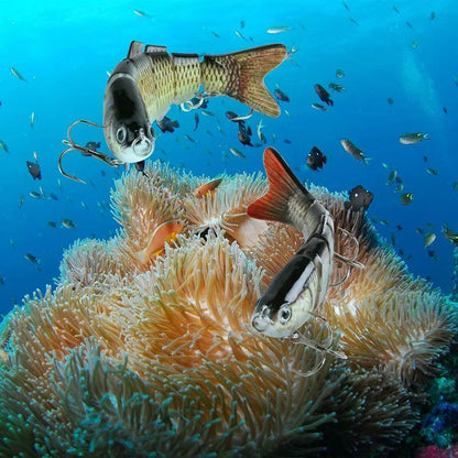 5pcs Bionic Lures random color Realistic fish shape Fishing Bait Float Lure Bionic