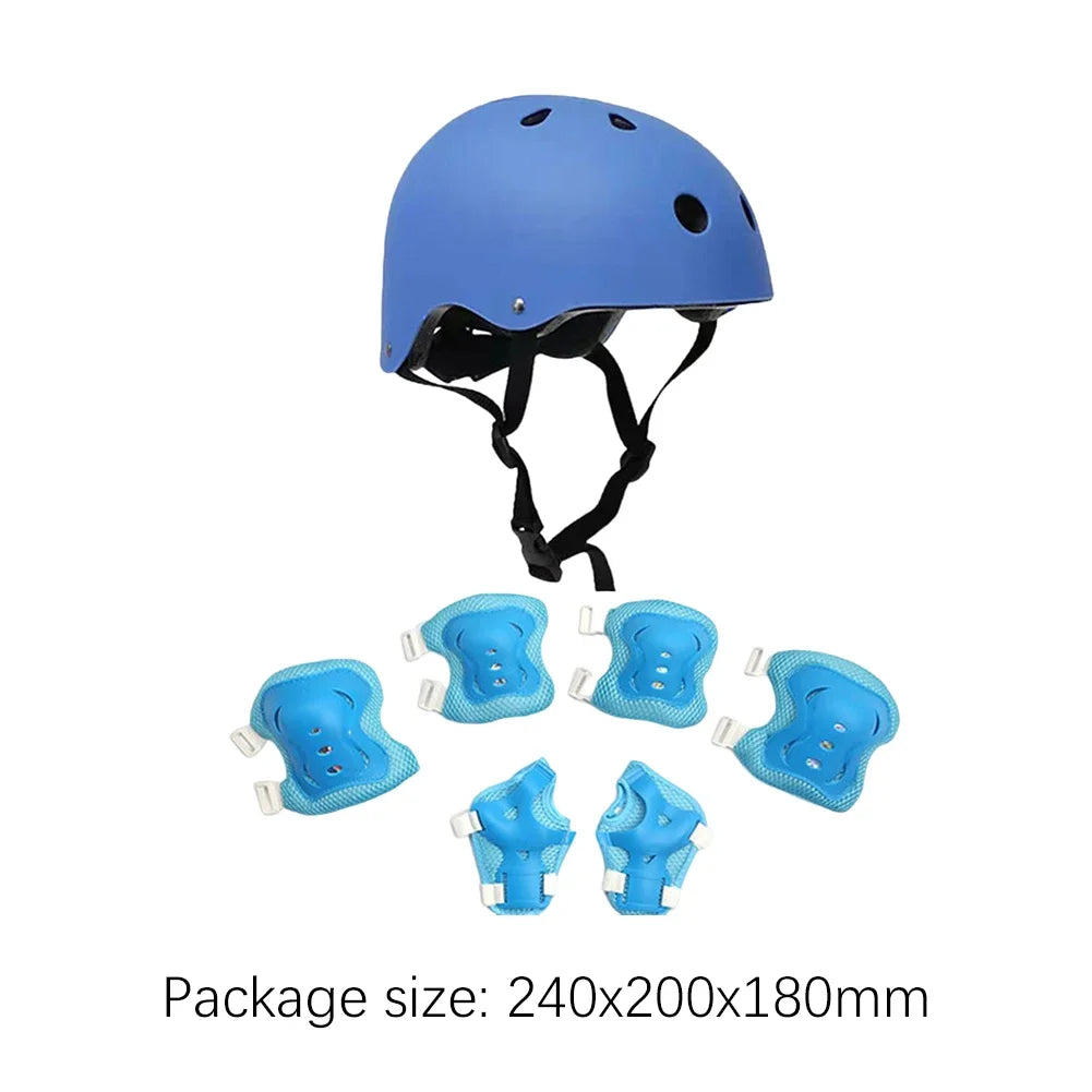 Children Safety Sport Protection Bike Helmet and Knee Elbow Wrist Pads